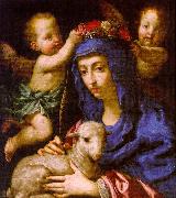 Dandini, Cesare St. Agnes oil painting